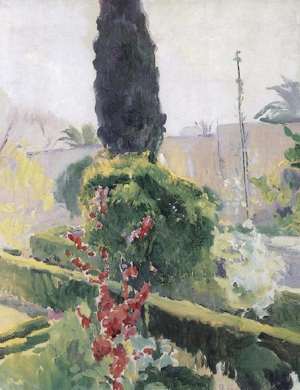 Joaquin Sorolla Sevilla Palace Garden Tour oil painting image